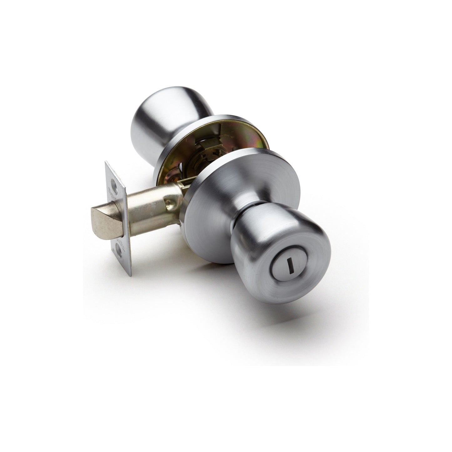 PRIVACY MAXIMUM SECURITY LOCKSET - STAINLESS STEEL